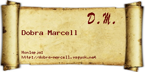 Dobra Marcell névjegykártya